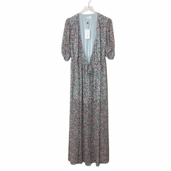 NWT Lovers + Friends Floral Robe Duster RARE Sz. S